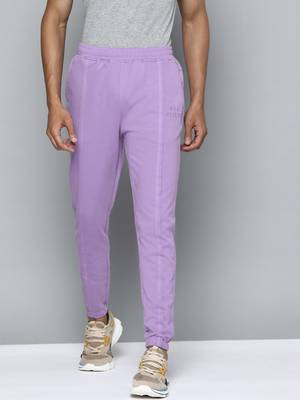 Purple track pants best sale men