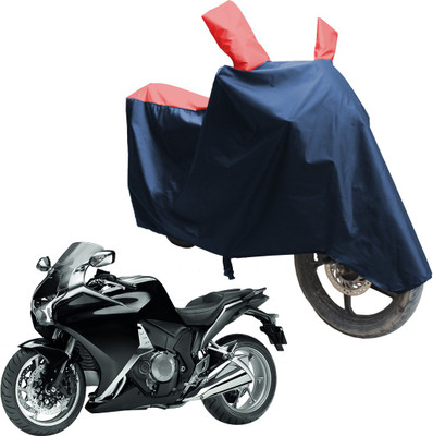 SS FOR YOUR SMART NEEDS Two Wheeler Cover for Honda(VFR 1200F, Blue, Red)