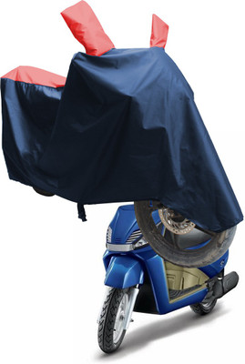 SS FOR YOUR SMART NEEDS Two Wheeler Cover for Mahindra(Gusto Electric, Blue, Red)