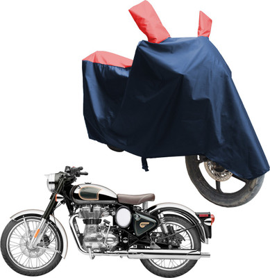 SS FOR YOUR SMART NEEDS Two Wheeler Cover for Royal Enfield(Classic Chrome, Blue, Red)