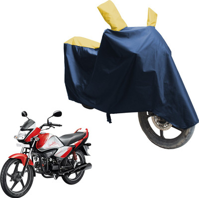 SS FOR YOUR SMART NEEDS Two Wheeler Cover for Hero(Splendor I Smart, Blue, Yellow)