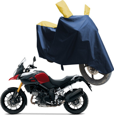 SS FOR YOUR SMART NEEDS Two Wheeler Cover for Suzuki(V Strom 1000, Blue, Yellow)