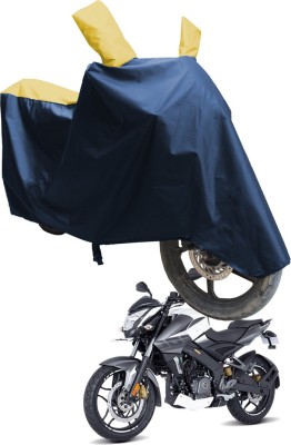 SS FOR YOUR SMART NEEDS Two Wheeler Cover for Bajaj(Pulsar 200NS FI BS6, Blue, Yellow)