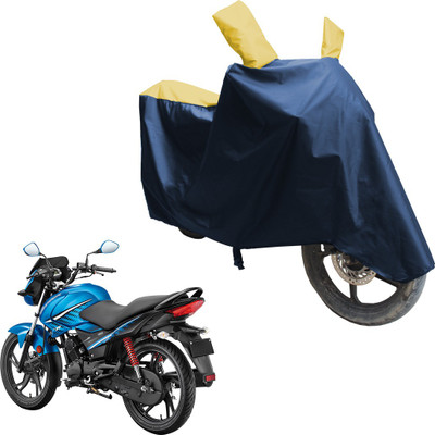 SS FOR YOUR SMART NEEDS Two Wheeler Cover for Hero(Glamour FI, Blue, Yellow)