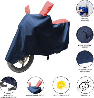 SS FOR YOUR SMART NEEDS Two Wheeler Cover for Techo Electra(Raptor BS6, Blue, Red)