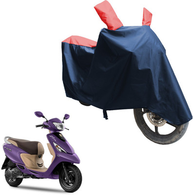 SS FOR YOUR SMART NEEDS Two Wheeler Cover for TVS(Scooty Zest 110, Blue, Red)