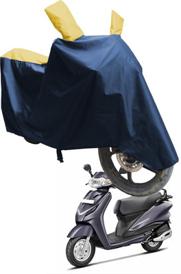 SS FOR YOUR SMART NEEDS Two Wheeler Cover for Hero(Duet VX 110CC BS6, Blue, Yellow)