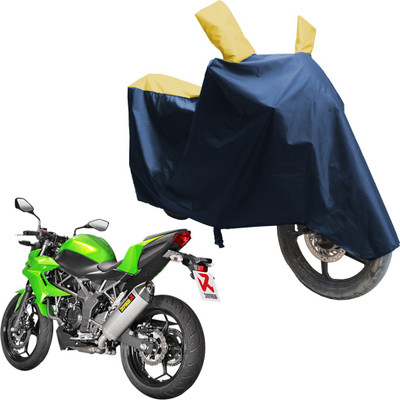 SS FOR YOUR SMART NEEDS Two Wheeler Cover for Kawasaki(Z250, Blue, Yellow)