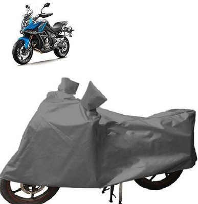 Anlopeproducts Waterproof Two Wheeler Cover for CFMoto(400NK, Grey)
