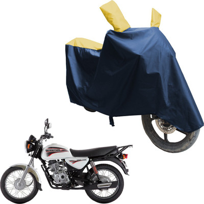 SS FOR YOUR SMART NEEDS Two Wheeler Cover for Bajaj(Boxer AT, Blue, Yellow)