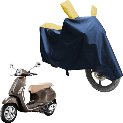 SS FOR YOUR SMART NEEDS Two Wheeler Cover for Piaggio(Vespa VXL 125, Blue, Yellow)