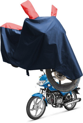 SS FOR YOUR SMART NEEDS Two Wheeler Cover for Hero(HF Deluxe BS6, Blue, Red)