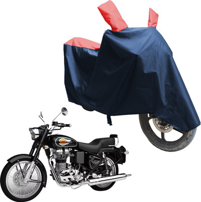 SS FOR YOUR SMART NEEDS Two Wheeler Cover for Royal Enfield(Bullet 500, Blue, Red)
