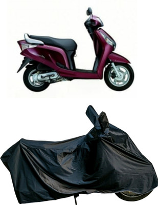 Autofly Waterproof Two Wheeler Cover for Honda(Aviator, Black)