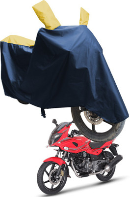 SS FOR YOUR SMART NEEDS Two Wheeler Cover for Bajaj(Pulsar 250, Blue, Yellow)