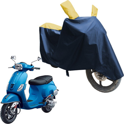 SS FOR YOUR SMART NEEDS Two Wheeler Cover for Piaggio(Vespa SXL 125, Blue, Yellow)