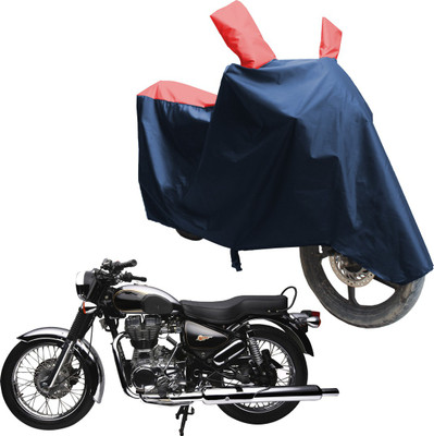 SS FOR YOUR SMART NEEDS Two Wheeler Cover for Royal Enfield(Electra 4S, Blue, Red)
