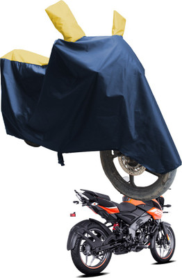 SS FOR YOUR SMART NEEDS Two Wheeler Cover for Bajaj(Pulsar NS125 BS6, Blue, Yellow)