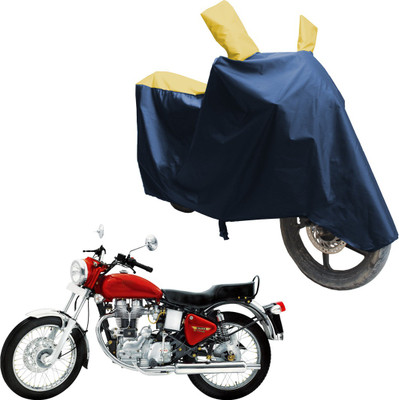 SS FOR YOUR SMART NEEDS Two Wheeler Cover for Royal Enfield(Electra 5S, Blue, Yellow)