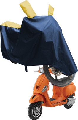 SS FOR YOUR SMART NEEDS Two Wheeler Cover for Piaggio(Vespa SXL, Blue, Yellow)