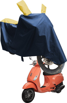 SS FOR YOUR SMART NEEDS Two Wheeler Cover for Piaggio(Vespa LX, Blue, Yellow)