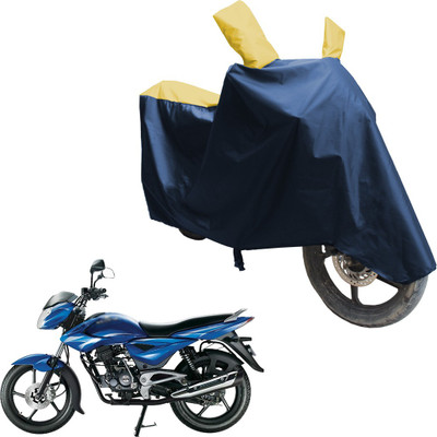 SS FOR YOUR SMART NEEDS Two Wheeler Cover for Bajaj(XCD 135, Blue, Yellow)