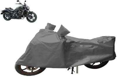 Anlopeproducts Waterproof Two Wheeler Cover for Kawasaki(Vulcan S BS6, Grey)