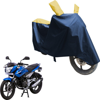 SS FOR YOUR SMART NEEDS Two Wheeler Cover for Bajaj(XCD 125cc, Blue, Yellow)