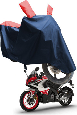 SS FOR YOUR SMART NEEDS Two Wheeler Cover for Bajaj(Pulsar 200 BS6, Blue, Red)