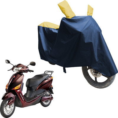 SS FOR YOUR SMART NEEDS Two Wheeler Cover for Hero(Electric Optima Plus, Blue, Yellow)