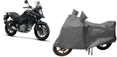 AutoRash Waterproof Two Wheeler Cover for Suzuki(V-Strom 650 XT, Grey)