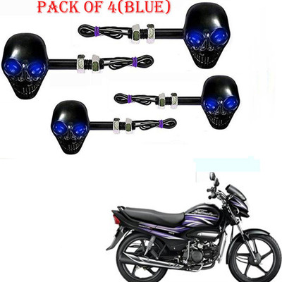 RawatZ Side LED Indicator Light for Hero Super Splendor(Blue)