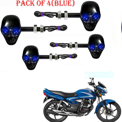 RawatZ Side LED Indicator Light for Honda CB Shine(Blue)