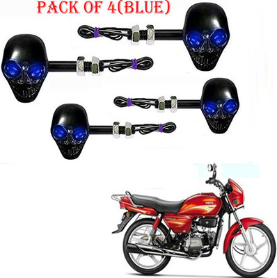 RawatZ Side LED Indicator Light for Hero Splendor Plus(Blue)