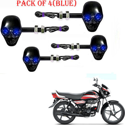 RawatZ Side LED Indicator Light for Hero HF Deluxe(Blue)
