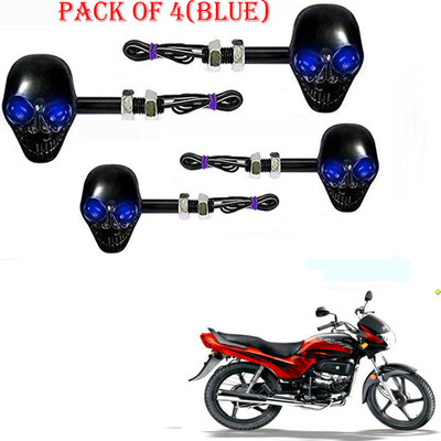 BR TrendZ Side LED Indicator Light for Hero Passion Plus(Blue)