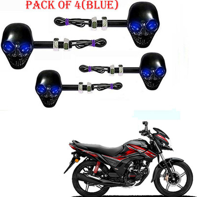BR TrendZ Side LED Indicator Light for Honda Universal For Bike(Blue)