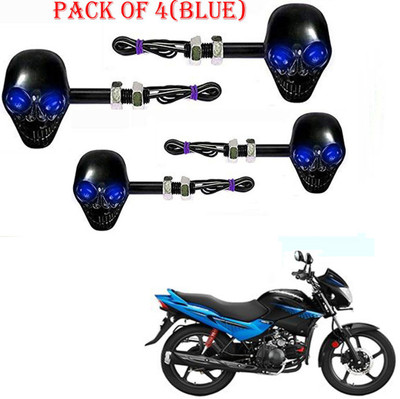 BR TrendZ Side LED Indicator Light for Hero Glamour(Blue)