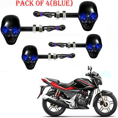 RawatZ Side LED Indicator Light for Hero CBZ Xtreme(Blue)