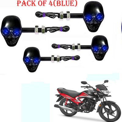RawatZ Side LED Indicator Light for Honda Dream Yuga(Blue)