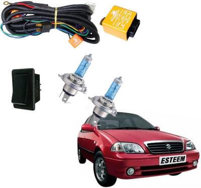 AUTO PEARL Wiring Bulb H4 - APA81 Headlight Car Halogen for Maruti Suzuki (12 V, 90 W)(Esteem, Pack of 2)
