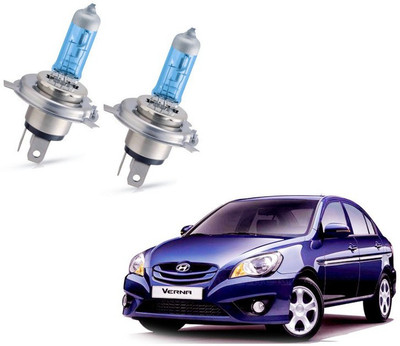 AUTO PEARL Bulb H4 - APA49 Headlight Car Halogen for Hyundai (12 V, 90 W)(Verna, Pack of 2)