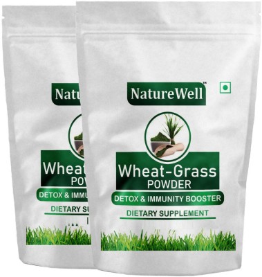 Naturewell Organics Combo of Wheat Grass Powder -Vegan Immunity Booster & Detox | Superfood(2 x 100 g)