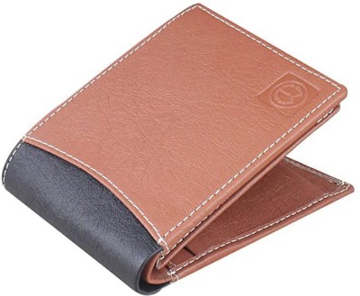 TnW Lifestyle Men Casual Brown Artificial Leather Wallet(7 Card Slots)