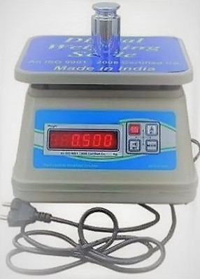 SOYEN ABS 30kg 30kg Plate Double Display High Quality Weighing Scale(White, Blue)