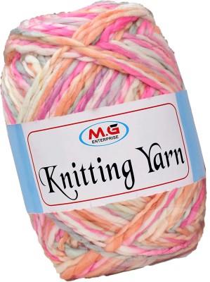 KNIT KING Knitting Yarn Thick Chunky Wool,Sumo Pink Grey 600 gms-DB Art-IFB