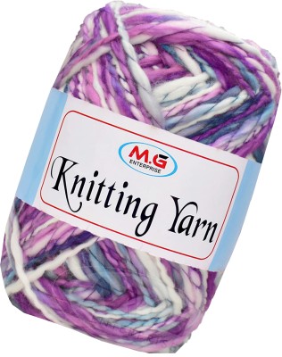 M.G Enterprise Knitting Yarn Thick Chunky Wool,Sumo Magenta 400 gms-CB Art-HCA