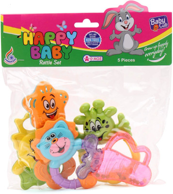 PEZYOX Rattle Set Pack of 5 Rattle(Multicolor)