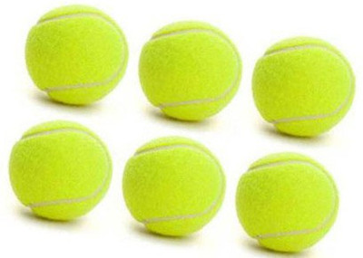 Owlix green cricket tennis ball-6 pieces Cricket Tennis Ball(Standard, Pack of 8, Green)