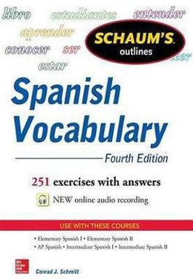 Schaum's Outline of Spanish Vocabulary 4e eBook(English, Electronic book text, Schmitt Conrad J)